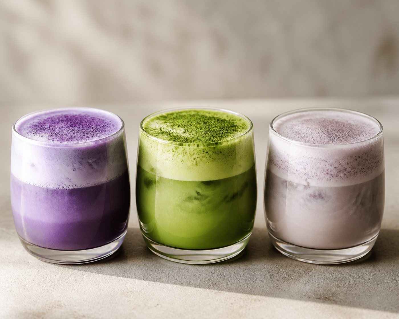 Ube, matcha ou taro : quelles différences dans les boissons tendance ?